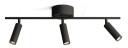 Pipeline taklampe 3-lys - Svart