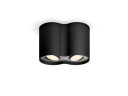 Philips Hue Pillar dobbelt spotlys 2x4,2W GU10 sort