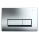 Geberit Delta 50 Betjeningsplate Dobbelskyll Svart Matt
