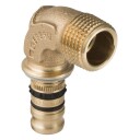 Geberit Mepla 90° Overgangsalbu med Utvendige Gjenger 20mm x 3/4"