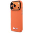 BMW M MagSafe Etui for iPhone 17 Pro med Metallogo - Oransje