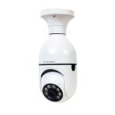 Smart WiFi Kamera Med E27 Sokkel Full HD 355° Rotasjon Tuya