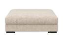 Dubai fotskammel i stoff - Beige