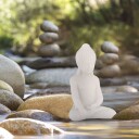 Northix Sittende Buddha Figur 17 cm