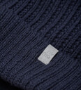 Minymo Hat W. Detachable Fake Fur - Navy - 3-6Y