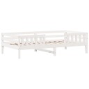  Sengeramme uten madrass hvit 80x200 cm heltre furu 8721102648632