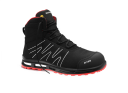 Sourcing Boots Elten Enno Xxt Pro Mid Esd S3s, Black/Red 44