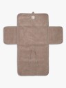 Jollein Cloudy Rib Stellematte med Oppbevaringslommer, Milky Coffee