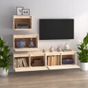 vidaXL TV-benker 4 stk heltre furu
