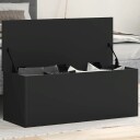  Oppbevaringsboks svart 90x35x35 cm konstruert tre