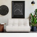 Feylorin 2 seters sofa   Hvit