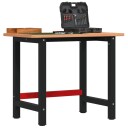  Arbeidsbenk 100x60x81,5 cm heltre bøk rektangulær