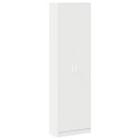  Garderobeskap med hylle Hvit 55 x 25 x 189 cm Konstruert tre