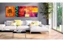 Bilde Orange Abstraction 135x45 Artgeist sp. z o. o.