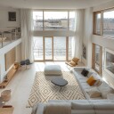 Ryetepper   Holwell Natural Cotton Shaggy off white/brun Størrelse: 240 x 340 cm