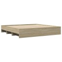  Sengeramme sonoma eik 180x200 cm konstruert tre 8721102856389
