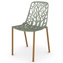 Fast Forest Spisestol Iroko/Green Tea