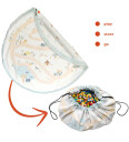 play&go  Lekeunderlag 2-i-1 Jungel brun 140 cm