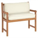 vidaXL Pute Oxford Stoff Krem 120 x 40 x 12 cm