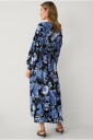 Ellos Collection   Maxikjole med kledde knapper   Blå