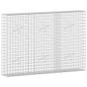 vidaXL Gabion med 5 mm Tråd og 5x5 cm Maske 150x20x100 cm