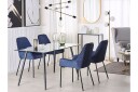 Maceys Spisebord 140 cm - Glass/Svart
