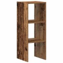  Bokhylle stablebar gammelt tre 30x30x80 cm konstruert tre