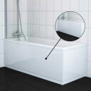 Vikingbad Kvadrat 150/160/170 Frontpanel Hvit / 150cm VB 014892