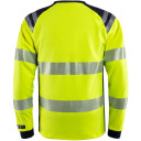 Fristads T-Shirt Flam Kl 3 7359 Tfl Varselgul/marinblå L