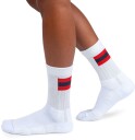 On Tennis Sock Dame White/Red 40-41