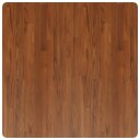  Firkantet bordplate mørkebrun 90x90x1,5 cm behandlet heltre eik 343019