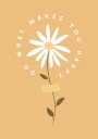 Do What Makes You Happy Plakat / 30x40