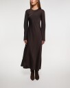 Wakakuu Icons Albina Satin Dress  Brun XS