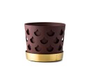 Trio Drop potte burgundy
