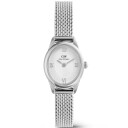 Daniel Wellington DW Watch Ophelia Mini Mesh White Silver 22x25,5mm