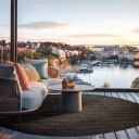 Rund jutematte   Amasia svart Størrelse: Ø 240 cm
