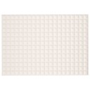 Vidaxl Vektdyne kremhvit 138x200 cm 10 kg stoff