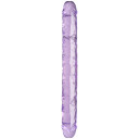 REALROCK Realistisk Dobbeltdildo 34 cm - Purple