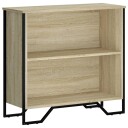  Bokhylle sonoma eik 80x31x74,5 cm konstruert tre