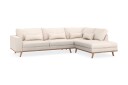 Copenhagen 4 seters Høyrevendt L formet Sjeselongsofa i Manchester   Beige