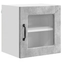  Kjøkkenskap med hylle Betonggrå 40 x 31 x 40 cm Konstruert tre