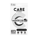 CARE by PanzerGlass Transparent Mobildeksel med Sort Kickstand og Qi Kompatibilitet for Samsung Galaxy S25 Edge