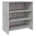vidaXL Skjenk betonggrå 70x40,5x75 cm sponplate