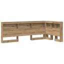  Lagringshodegavl med hylle artisan eik 80 cm Konstruert tre