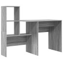  Skrivebord Grå sonoma 131.5 x 50 x 106.5 cm Konstruert tre