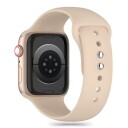 Tech Protect Silikonrem for Apple Watch 42/44/45/49mm Brun