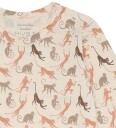 Hust and Claire Body I/e   Bambus   HCBuller   Sandshell m. Aper   Hust and Claire   3 år (98)   Langermet Body Beige Brun