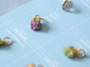 House of Vincent Birth Stone January Anheng 18 kt. Brass Goldplated VJ076-LPG-JG - Dame - Brass