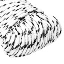  Flettet båttau hvit 4 mm x 50 m polyester