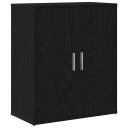  Skjenk svart eik 60x31x70 cm konstruert tre